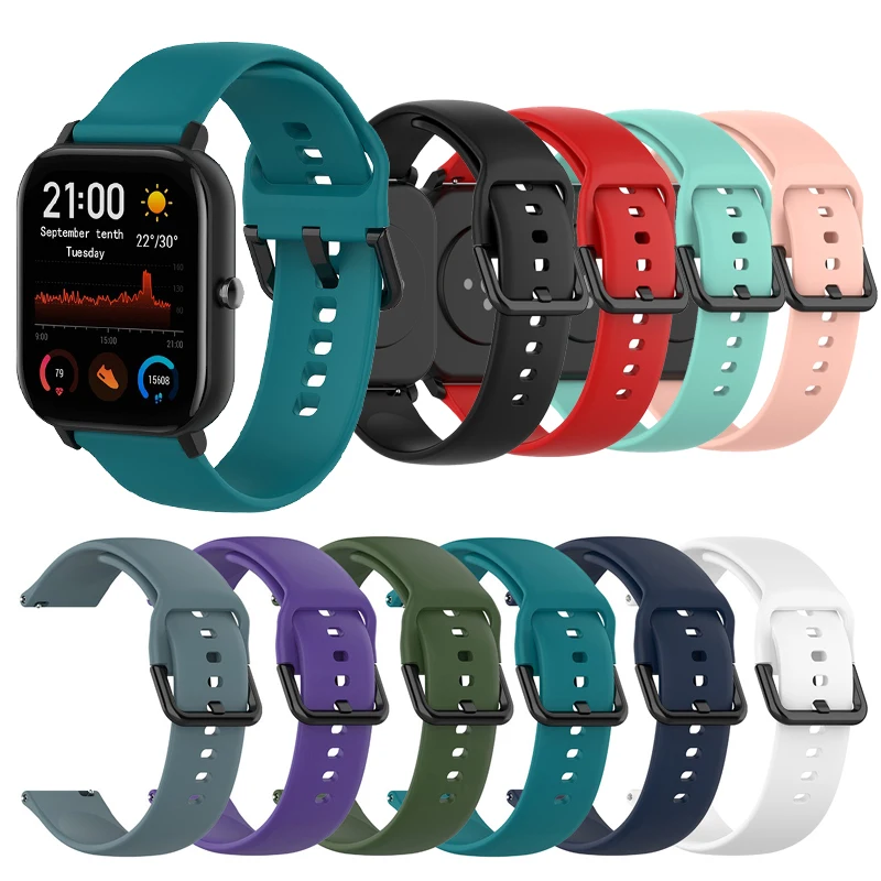 

Ремешок для смарт-часов Amazfit Bip, силиконовый, 42 мм