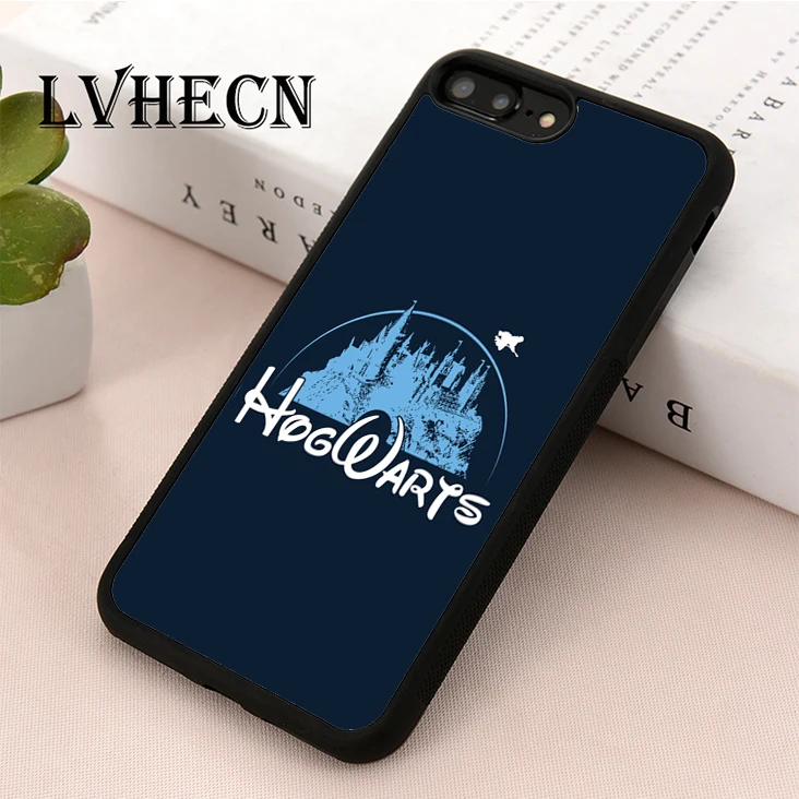 LvheCn ТПУ кожаный чехол для телефона чехол для iPhone 5 5S SE 6 6s 7 8 plus X XS XR 11 Pro Max Замок Хогвартс Логотип пародия Поттер