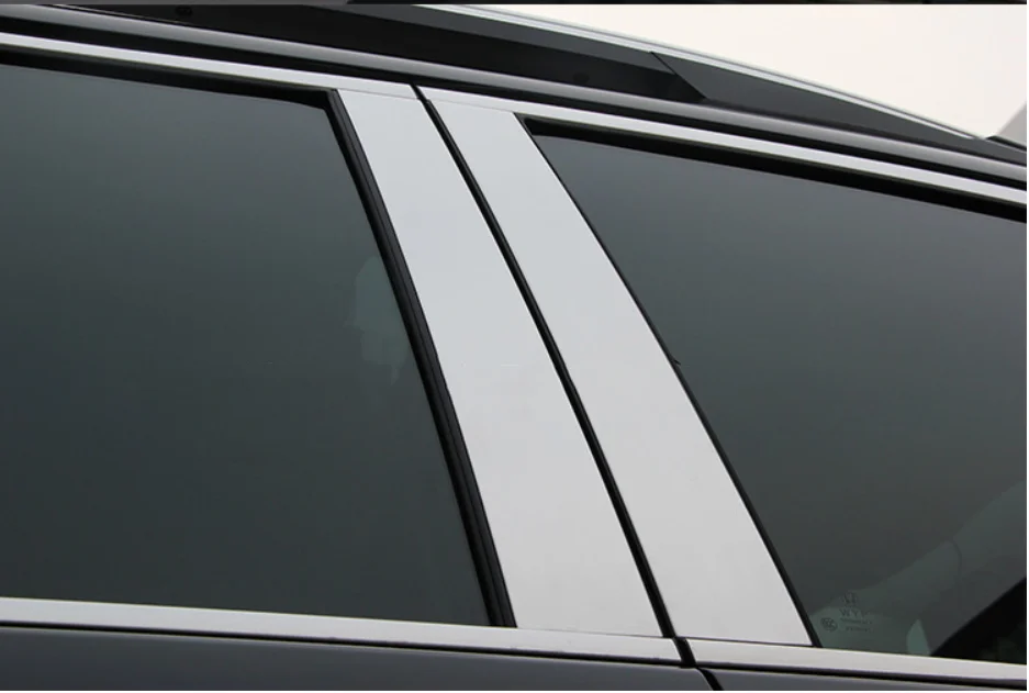 Для CRV CR V 2007 2008 2009 2010 2011 отделка окон из нержавеющей стали центральные колонны B + C