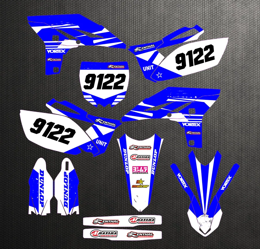 YZF250 2013-2010 мотоцикл 3M графические наклейки фоны Наборы для YAMAHA YZ250F 2010 2011 2012 2013 YZF 250 |