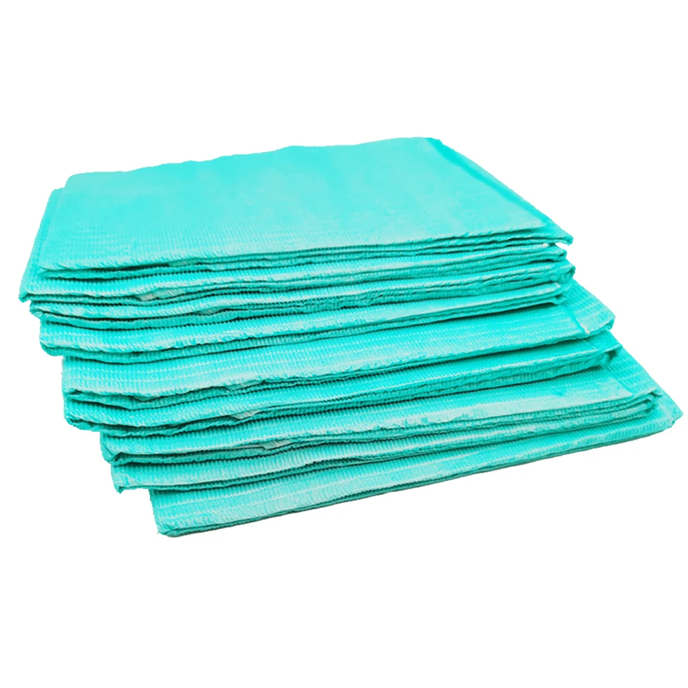 100/50/10 шт. зубные шарф одноразовые нагрудники медиа Бумага Водонепроницаемый