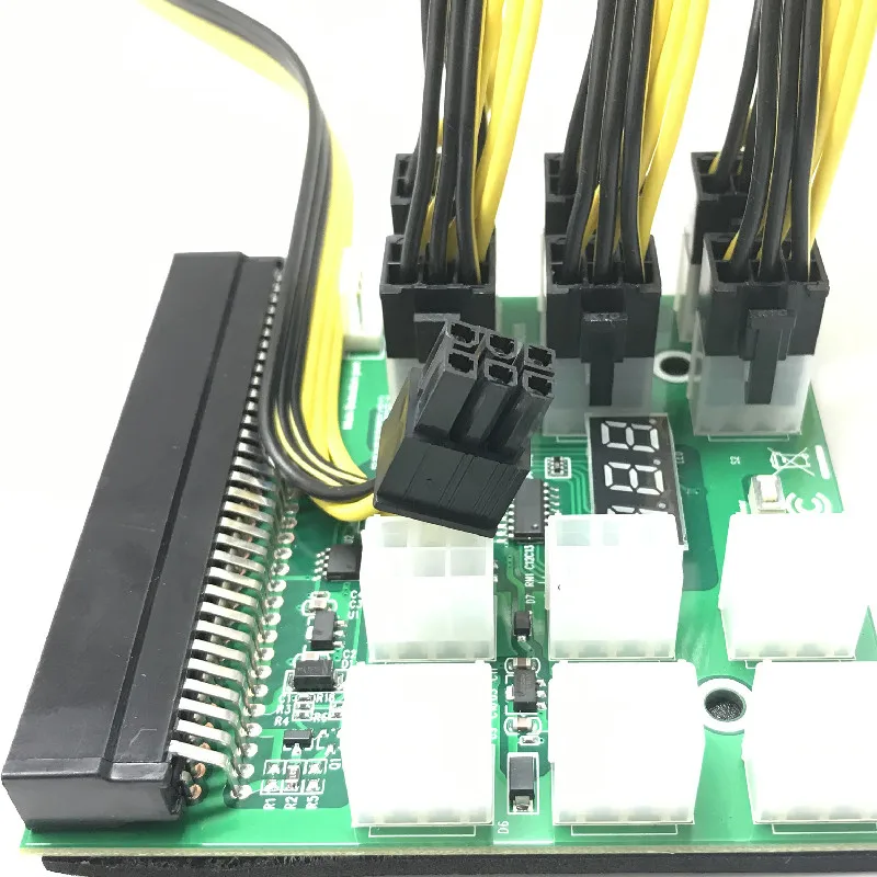 New 12pcs 6Pin To 8Pin 12V 18AWG for HP DELL 750W--- 1600W DPS-1200FB A/DPS-1200FB-1/DPS-1200SB A APSU Server Power BTC ETH |