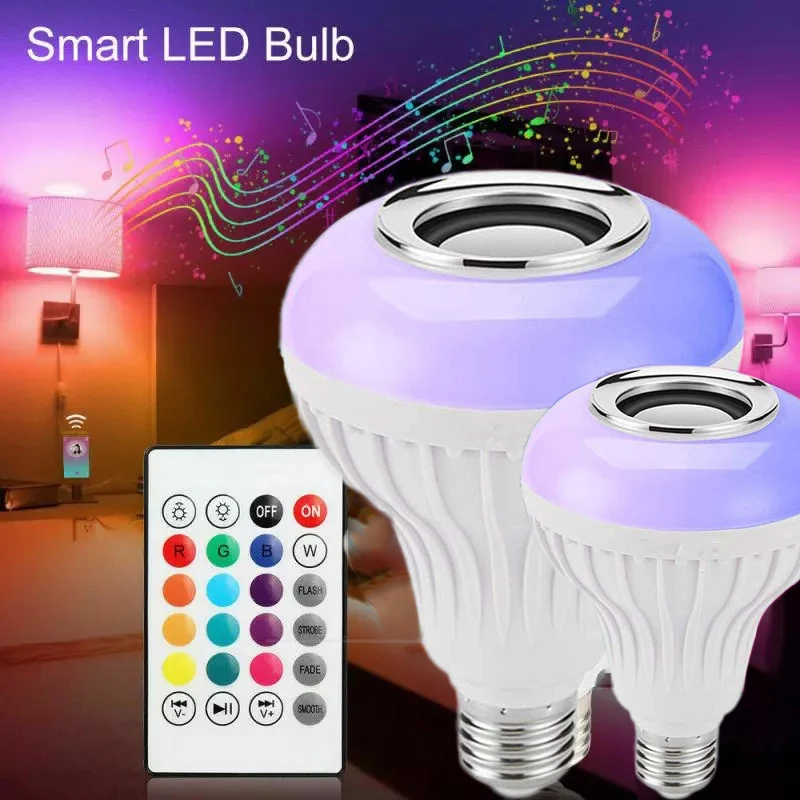 E27 Bluetooth динамик RGB фестиваль Шарообразная светодиойдная Лампа 220V умный свет Music