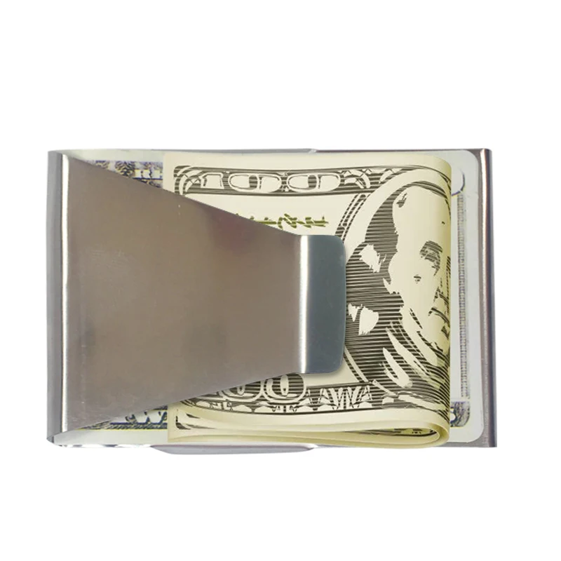 1 шт. металлический зажим для денег из нержавеющей стали | Багаж и сумки