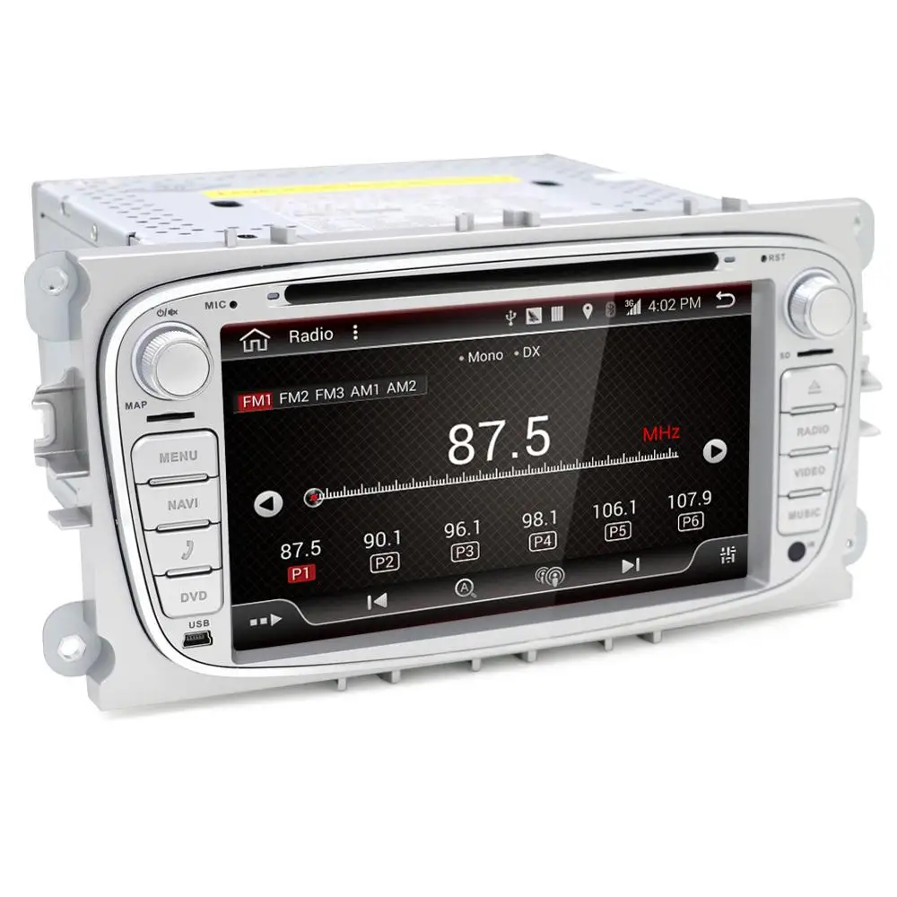 Bosion Автомобильный мультимедийный плеер Android 7 1 GPS 2 Din dvd-плеер для Ford