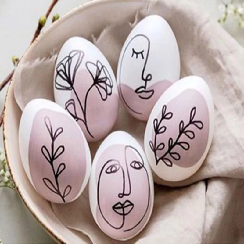 

1 Sheet Woman Face Pattern 3D Nail Stickers Figure Special Transfer Picture Flowers Stickers for Nails Sliders Sticker Nail Art