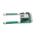 1 комплект Mini PCI-E PCI-Express карта для USB 2,0 адаптер R9JB