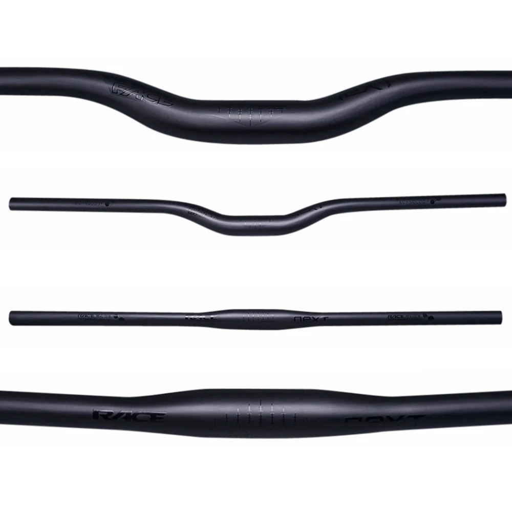 Черный матовый руль из углеродного волокна для велосипеда Race Face Next плоский или