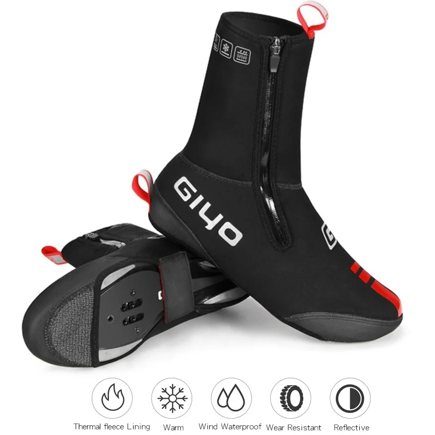 Ветрозащитный чехол для кроссовок MTB Road Lock отражающий флисовый велосипедной