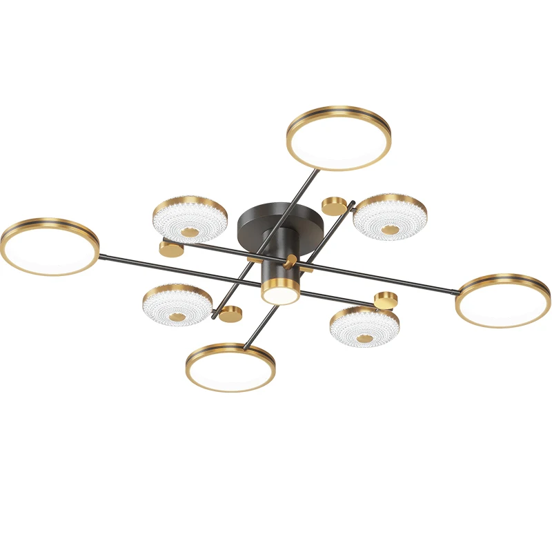 

Modern LED Ceiling lights For Living Room Bedroom Dining room Gold/black Frame Aluminum Nordic style Indoor Ceiling lamp Fixture