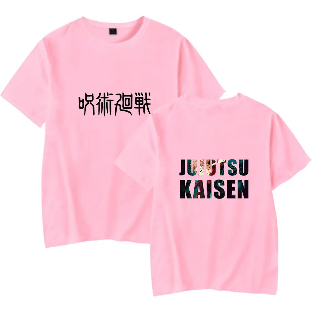 

Anime Jujutsu Kaisen TShirt Japanese Men Kawaii Summer Tops Yuji Itadori Graphic Tees Cool Cartoon Unisex T-shirt Male