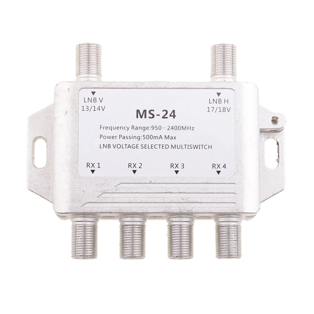 Мультипереключатель напряжения DTV 2X4 LNB выбран 2 в 1/4 выхода спутниковый