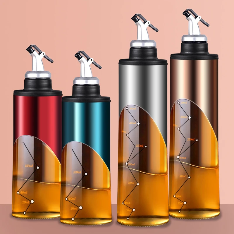 Бутылка для масла бутылка приправ и соуса семейная уксуса креативный диспенсер