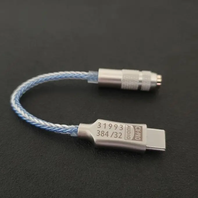 Наушники вкладыши Conexant CX31993 с разъемом USB Type C ЦАП синие наушники 3 5 мм PCM 32b/384 кГц