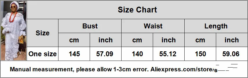 Африканское кружевное платье Дашики для женщин традиционное Boubou большого