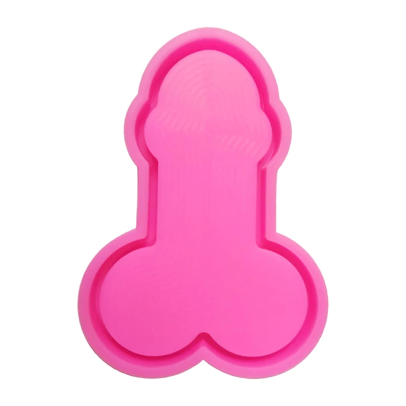 

Male Organs Penile Tray Epoxy Resin Mold Serving Plate Casting Silicone Mould DIY Crafts Cup Mat Making Tool