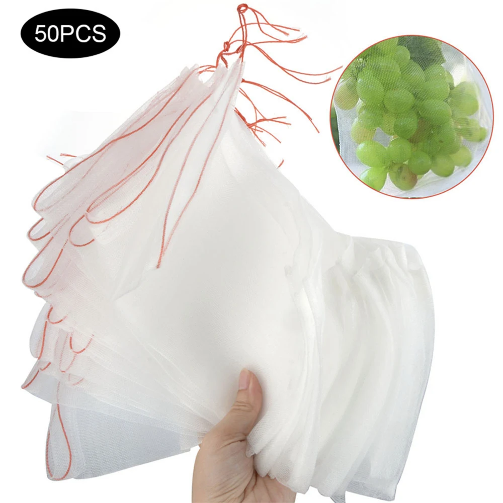 

Pest Bag For Protecting Fruit Small Animal Net Against Insect Garden Nylon Durable Drawstring High Quality Birds Netting Plant