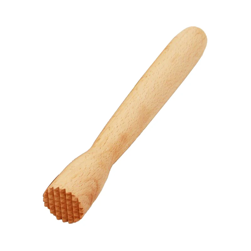 

Solid Wood Crushed Popsicles Lemon Juice Stirring Mint Leaf Crushing Stick Beech Wood Grinding Stick