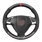 Углеродное волокно чехол рулевого колеса автомобиля для Фиат Гранд пунто Bravo Linea 2007-2019 Qubo Doblo Opel Combo Vauxhall Combo 2012-2017