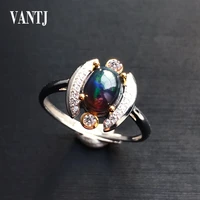 100 natural black opal rings sterling 925 silver gemstone for women anniversary party classic fine jewelry gift collier