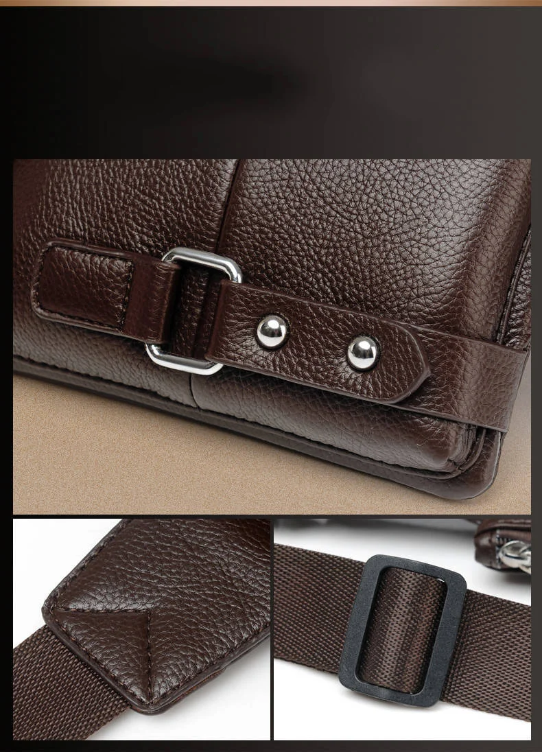 Поясная сумка для мужчин водонепроницаемая нагрудная Сумочка винтажный