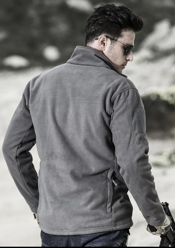 Уличная тактическая флисовая куртка мужское охотничье пальто осенне зимнее