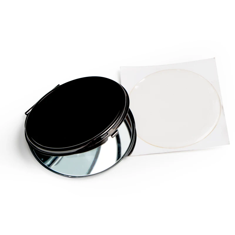 Новые рекламные подарки персонализированное двустороннее карманное зеркало с