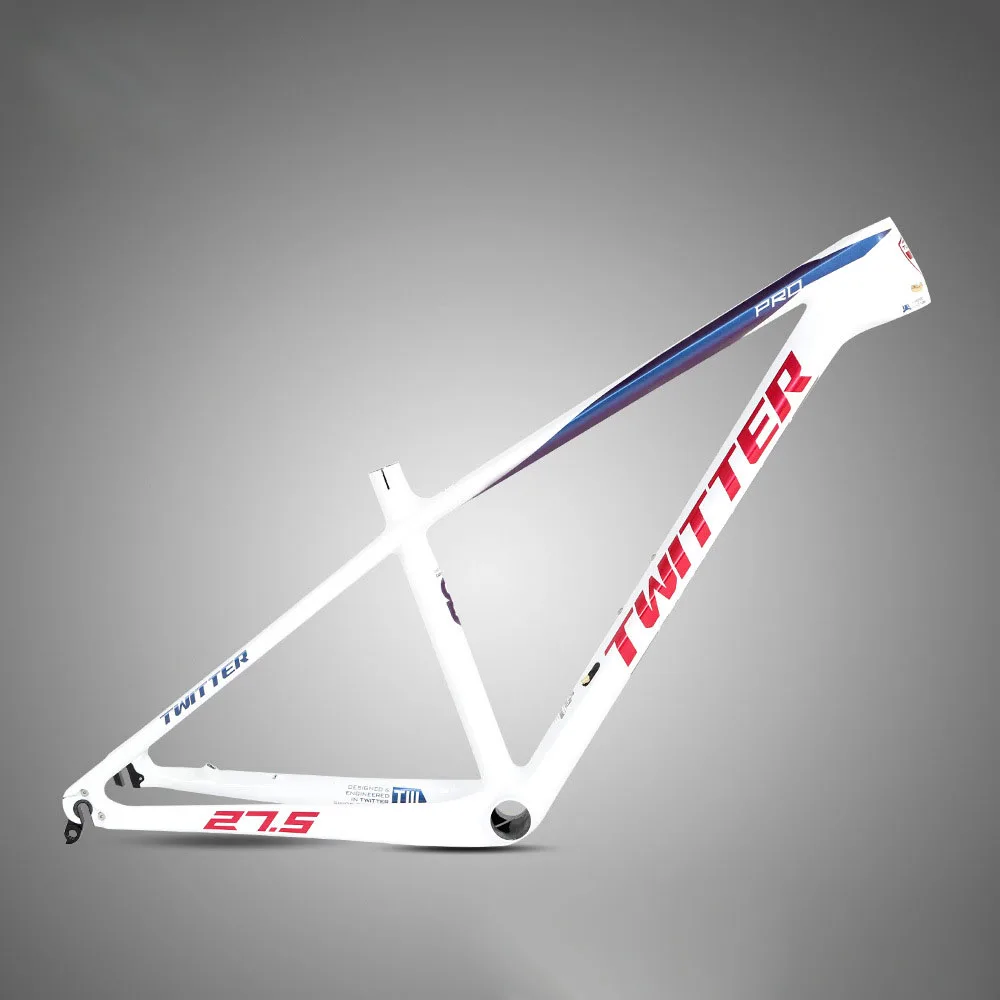 Twitter LEOPARDpro MTB XC карбоновая рама 29er 27,5 er горный велосипед Внедорожный гоночный дисковый тормоз внутренний кабель Быстрый выпуск через ось