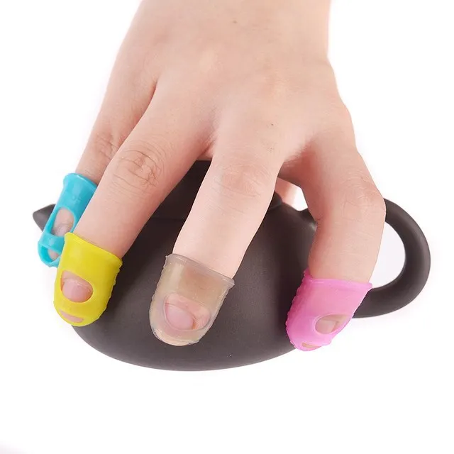 1 шт. многофункциональные силиконовые кольца наконечник выдолбленные Вязание