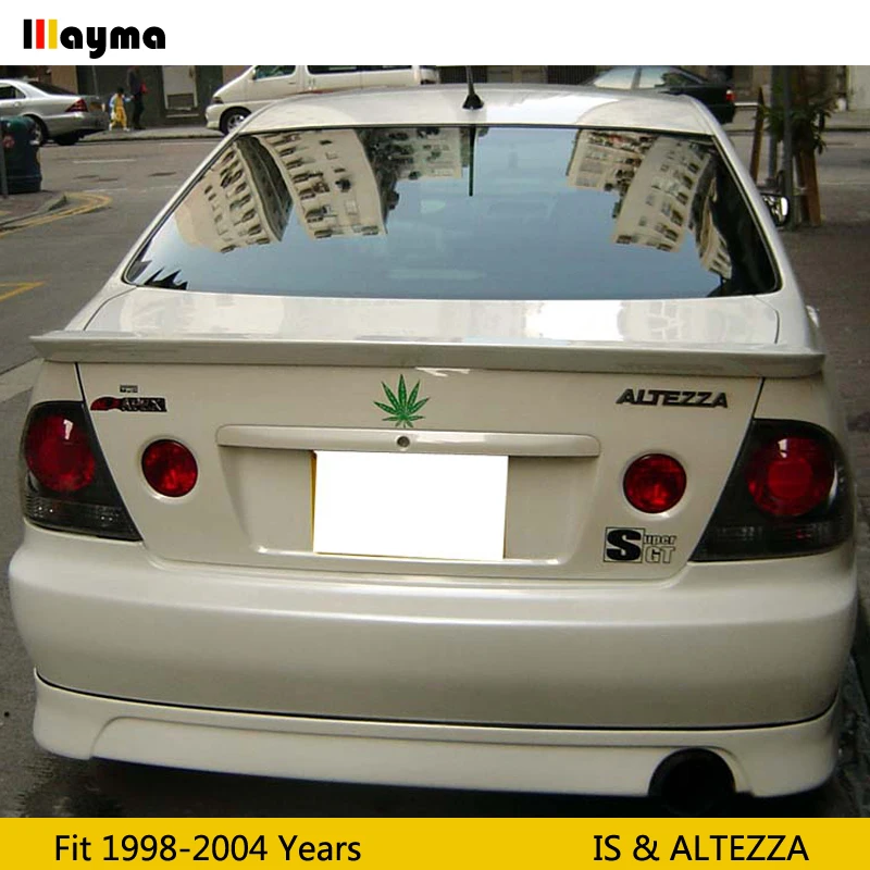 TRD Стиль волоконное стекло задний багажник губа для Toyota Altezza AS200 AS300 RS200 1998 2004 FRP