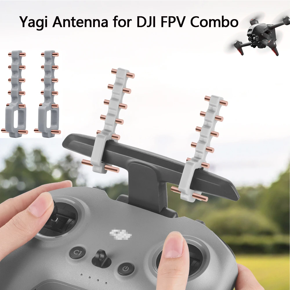 

Yagi Antenna for DJI FPV Combo Remote Controller 2 Signal Booster Range Extended Amplifier 5.8ghz FPV Combo Drone Accessories