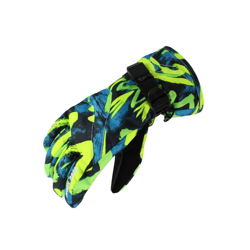 Gsou зимние детские теплые лыжные перчатки для мальчиков и девочек спортивные