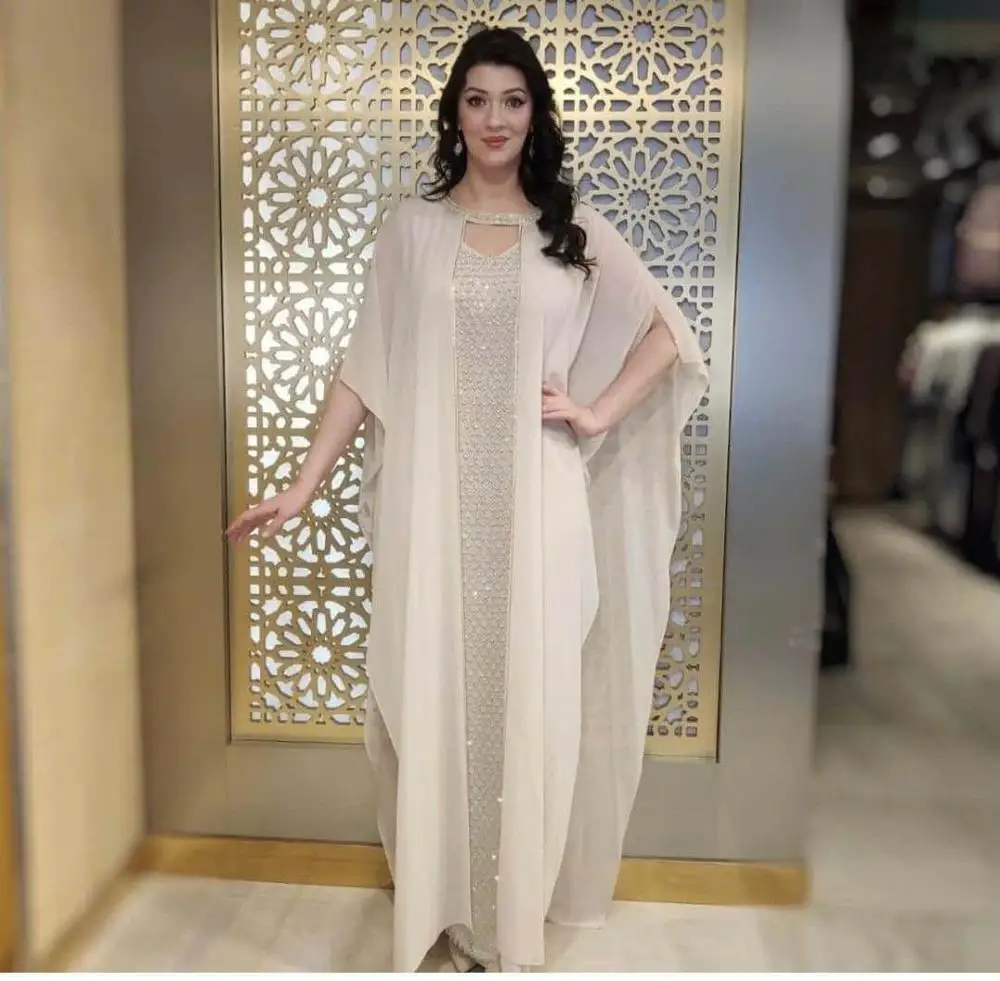 Американская Одежда Платья Abayas для женщин Abaya Дубай пайетки и бриллианты