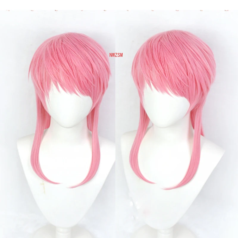 

Anime Tokyo Revengers Sanzu Haruchiyo Cosplay Wig Pink Long Hair Haruchiyo Akashi Heat Resistant Hair Wigs + Wig Cap