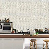 35m geometric wallpaper grid self adhesive arrow peeling and pasting contact paper used for wall renovation furniture stickers