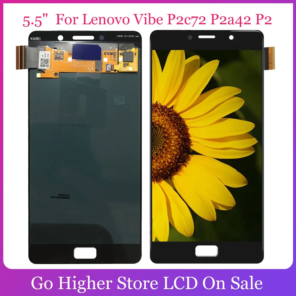 5 2 ''для Lenovo Vibe P2 Lcd P2c72 P2a42 ЖК-дисплей дигитайзер сенсорный экран в сборе