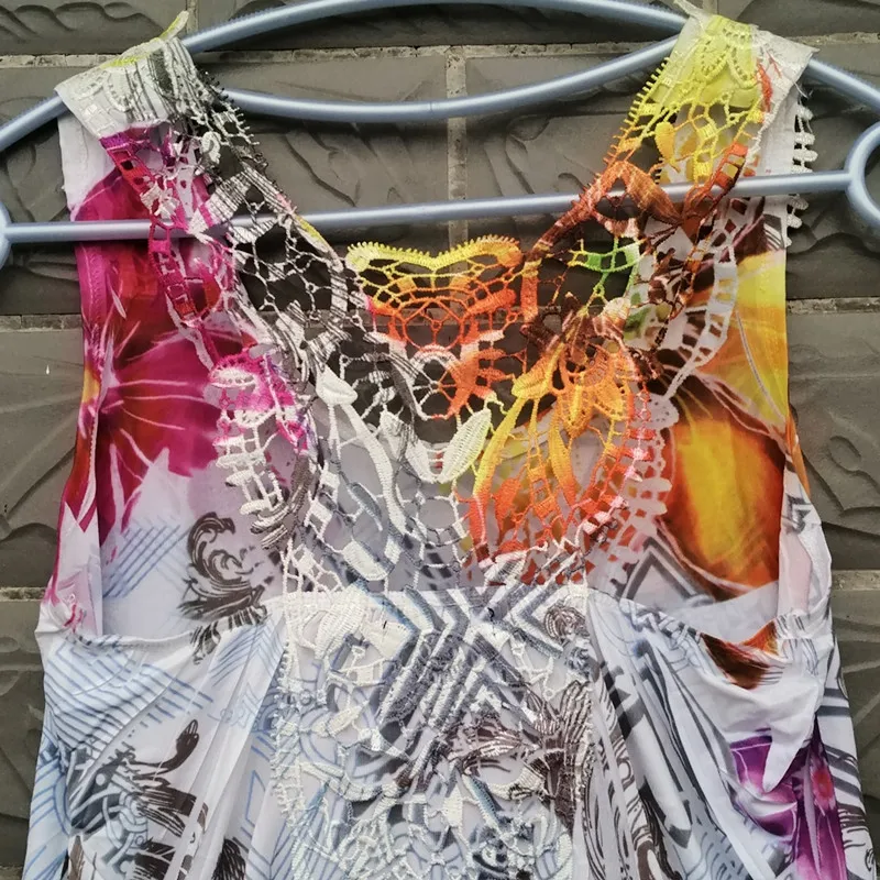 Пижама для девочек-подростков летняя с цветочным принтом без рукавов 2020 | Детская