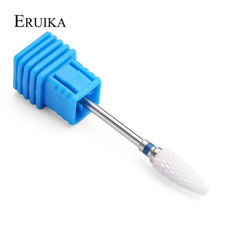 Blue M ERUIKA Pro 1 шт. керамический фонарь для ногтей сверло фреза электрическая роторная дрель пилка для ногтей удаляет акриловые Инструменты для гель-лака для ногтей - Цвет: Blue M