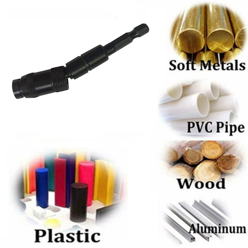 

1/4\" Magnetic Screw Drill Tip Extensions Tool Quick Change Locking Bit Holder 35EC