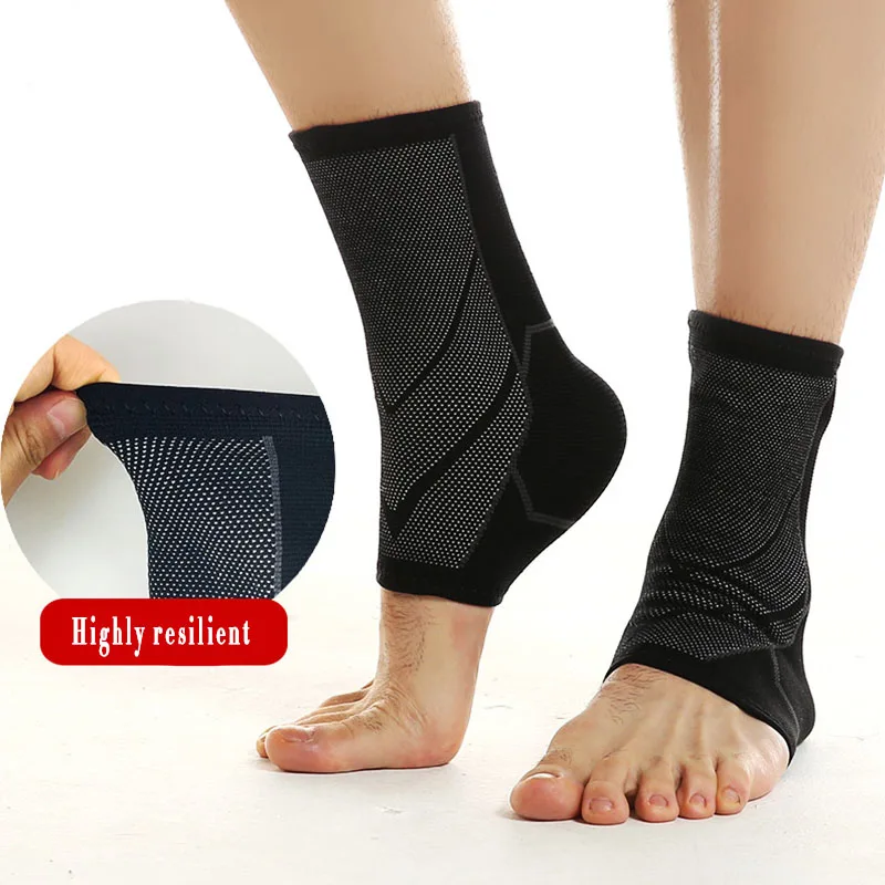 

New Elastic Ankle Protector Ankle Anti-sprain Three-dimensional Knitted Ankle Protector Men and Women Warm Running Basketball