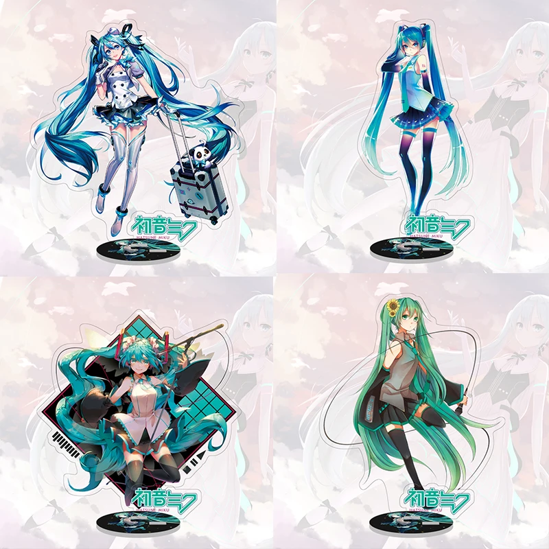 

Hatsune Miku Anime Figure 15Cm Acrylic Stand Model Exquisite Desktop Ornaments Collection Toys Friend Gifts Present