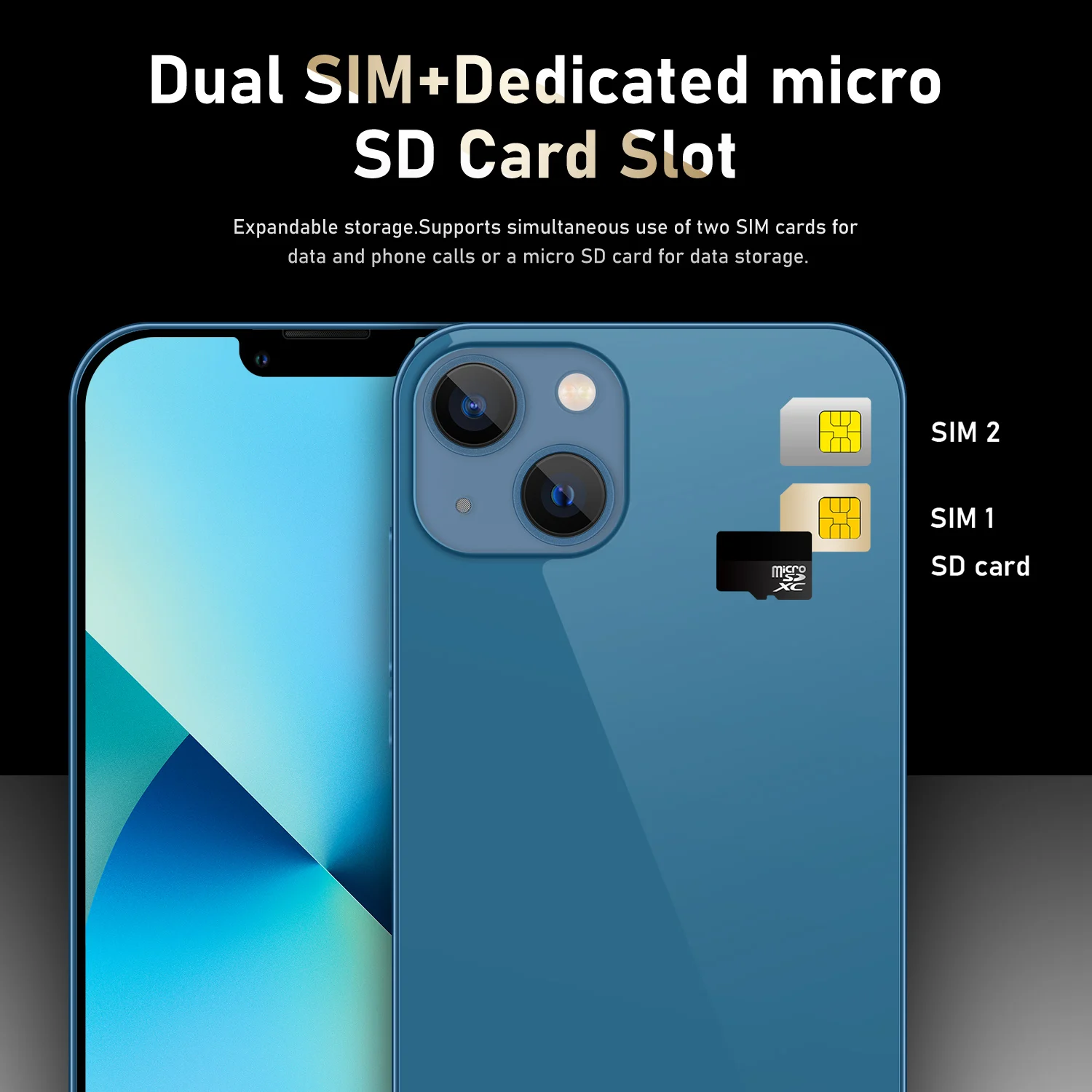 Jio-tel&eacute;fono inteligente 3, 1500, 4 sim, 12gb + 512GB-5