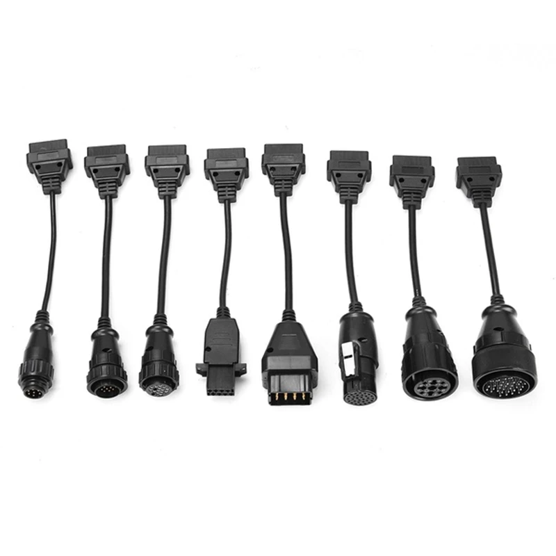 8 шт. OBD2 адаптер Диагностический кабель набор проводов для MERCEDES VOLVO 7/8/12/16/30