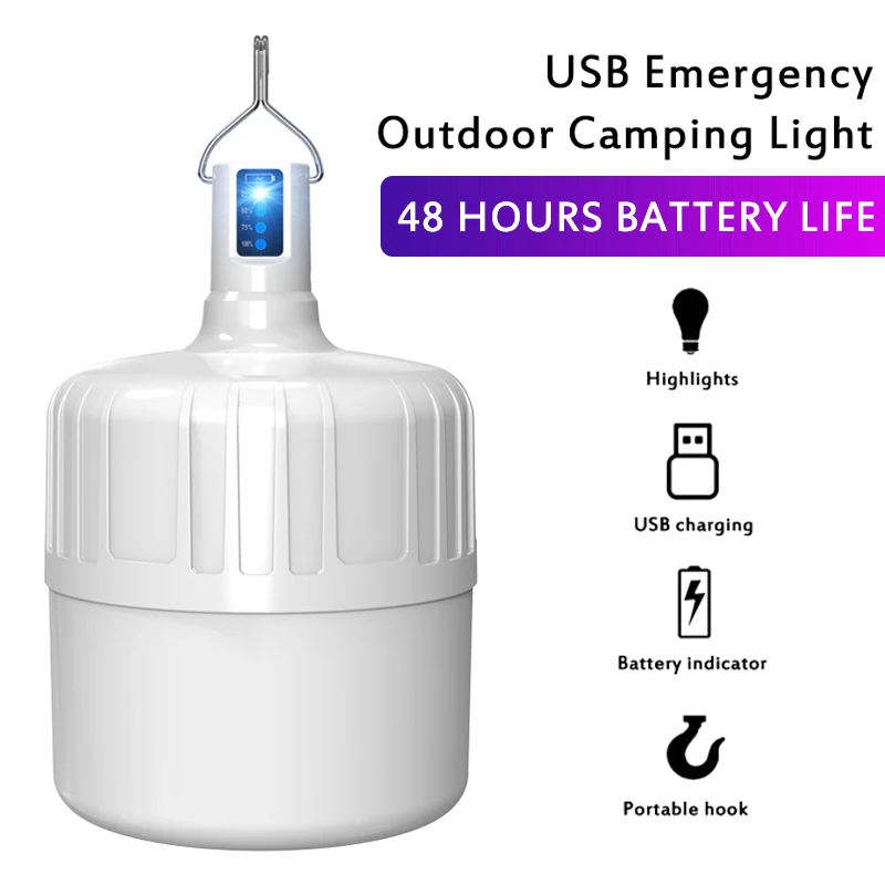 Светильник для кемпинга светодиодный перезаряжаемый с USB-разъемом | Лампы и