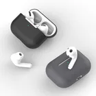 Силиконовый чехол для Apple Airpods Pro, чехол для беспроводных Bluetooth наушников, чехол для Air Pods Pro, 3 цвета, защитный чехол, чехол