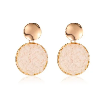 ZYZQ богемные Винтажные серьги для женщин креативный круглый дизайн подвеска в