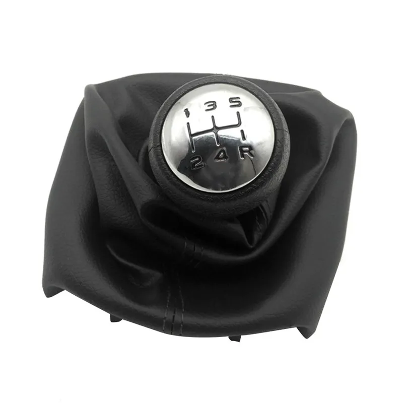 

5 Speed Gear Shift Knob Shifter Boot For Peugeot 207 307 307 CC 308 With Gaiter Boot Cover Professional Car Accessories