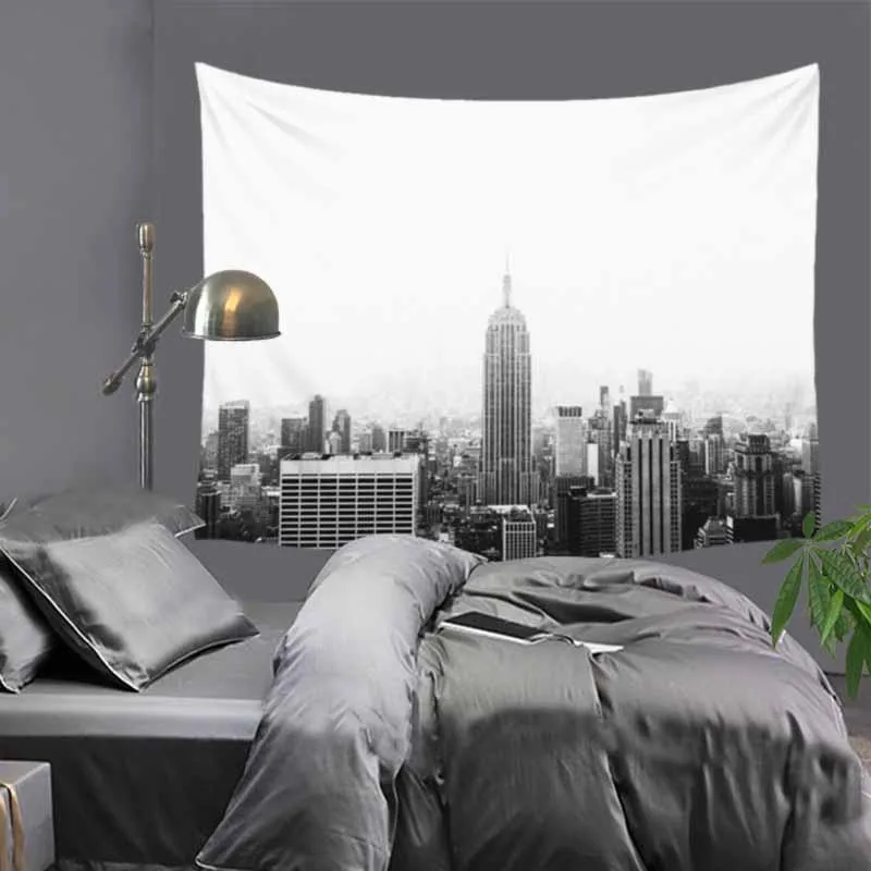 Famous painting creative printed tapestry hippie mandala wall hanging Bohemian bedspread dorm decor table cloth macrame | Дом и сад