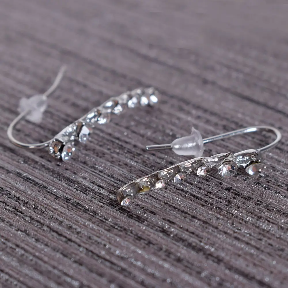 1 пара новые модные ювелирные украшения серьги-гвоздики Стразы для женщин