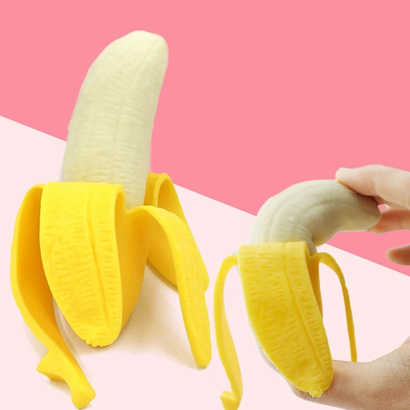 Жевательная игрушка для собак имитация банана собака мягкая резиновая Щенок